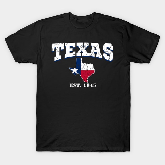 Texas Est. 1845 T-Shirt by Mila46